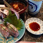 すし辰 - 小アジの姿握り