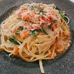 クロッパ - 桜海老と春野菜のパスタ