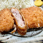 富金豚 - チーズバラ豚カツ御膳 ¥1,180