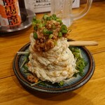 大衆おでん・やきとり 酒場 はなび - 手作り肉味噌のっけポテサラ