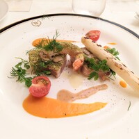 リストランテ ラ チャウ - カジキマグロのアンチョビパン粉焼き