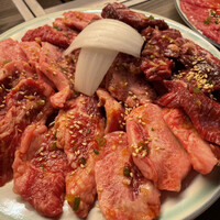 上野太昌園 上野本店 - ランチ　カルビ&ハラミ　340グラム