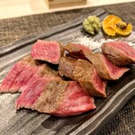 肉割烹 肝心屋 - 赤身ステーキ(牛ランプ)