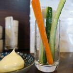 Rokuhachitei - サービスで頂いた野菜スティック