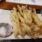 島料理 海響 - 島らっきょうの天ぷら