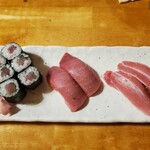 ひとし 本店 - まぐろ寿司セット