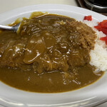 とんかつ美よし - カツカレー（これに味噌汁がつく）