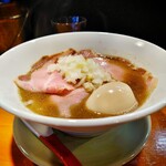 麺処　清水 - ニボマッハ、味玉