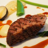 エディション・コウジ シモムラ - 肉料理：鴨のポワレ
                