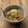 和醸良麺 すがり - 料理写真:ラーメン【もつ】並＋味玉トッピング