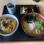 狐狸庵手打うどん - ミニ天丼セット【2022.5】