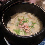 日本料理 晴山 - たらこと筍の焚き込み御飯