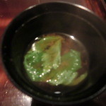 日本料理 晴山 - 味噌汁