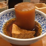 酒肴日和 アテニヨル 清明北一西三 - 大根 360円  厚揚げ 180円