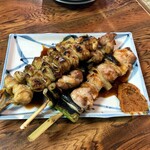 鳥平 - ネギマ＆とり皮。