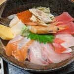 魚がし料理 粋のや - 炙りのどぐろ豊漁丼（3000円）