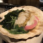 南部民芸料理 蔵 - 帆立の貝焼