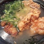Torimaru - ぶっかけ丼（だし汁投入）