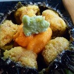 葵寿司 - うに　二色盛り