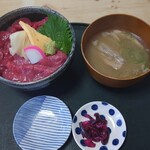 寿司吉 - 中落ち・ず肉丼