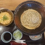 生そば あずま - 玉子丼とお蕎麦のセット