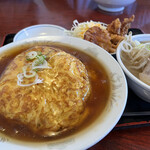 Choraku Honba Chinese - 天津飯セット（¥1000）