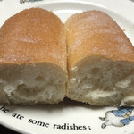 かもめパン - あげぱん(砂糖）の断面