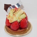 パティスリーマサ - ・「ピスタチオチョコクリームと苺のタルト(¥616)」