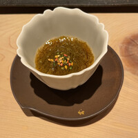鮨 梢 - 能登細もずく　酢ではなく出汁で