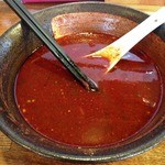 中華・麺や あじよし - 激辛みそラーメン の 辛度30倍　スープ以外は完食