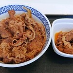 Yoshinoya - 肉だく牛丼（並）