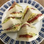 ポプラ - '22/05/05 野菜サンドイッチ（税込600円）