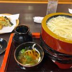 大正庵釜春 - 天ぷら釜揚げうどん1,600円,大正庵釜春新安城支店(愛知県安城市)食彩品館.jp撮影