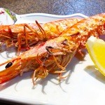 若葉鮨 - 車エビの塩焼き