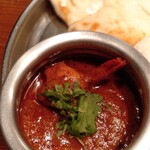 スパイスバザール アチャカナ - 海老のコルマチョイス　大きめの海老が嬉しい！