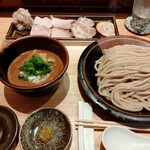 中華蕎麦 とみ田 - つけ麺(並)・特選トッピング・ポン酢・柚子胡椒