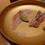 鮨 さかい - 桜鯛と甘鯛