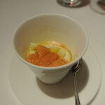 リストランテ カノフィーロ - ハースニップのムースとウニ