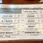 高円寺麦酒工房 - 【2022年04月】メニュー。