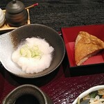 174445292 - あまからおあげ煮、これも味が染みていて、旨かったな　!(^^)!