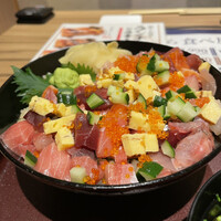 全席個室 鮨やハレの日 大宮東口駅前店 - 海鮮バラちらし丼。美味し。