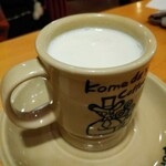 コメダ珈琲店 - ホットミルク