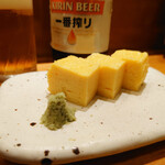 築地玉寿司 名古屋松坂屋店 - 玉子焼の代わりに出して貰えた「玉子のつまみ」