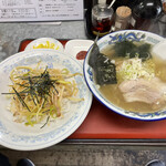 ラーメン中華田 - 魅惑のセット。