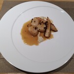 l'adour - ●ホタテと筍のポシェ