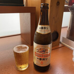 宇都宮餃子館 - キリン一番搾り 瓶ビール♪