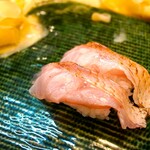 寿司処 伸福 - のど黒　炙り鮨　770円（一貫）