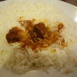アーンドラ・キッチン - バスマティライスとカレー