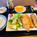 Yorodu Takabayashi - 鯵・鰯フライ定食