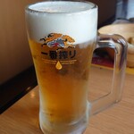 焼肉きんぐ - 一番搾り(生ビール)550円